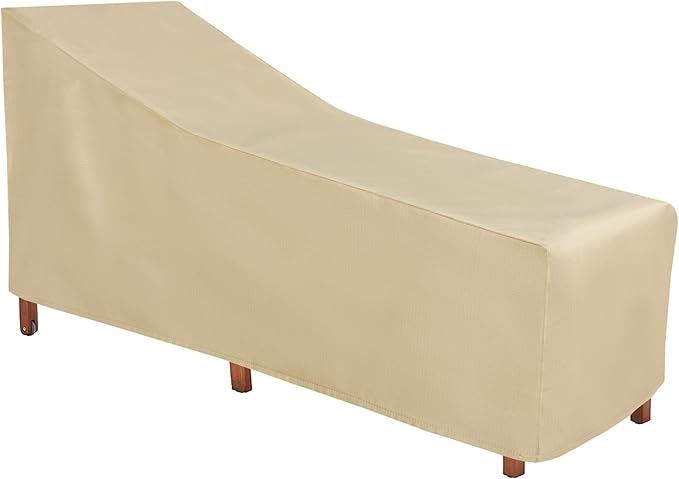 Patio Chaise Lounge Cover, Waterproof Lounge Chair Covers, Heavy Duty Patio Furniture Covers for Outside, Pool， Lounge Chair, Lawn Bench Furniture 76Lx28Wx30H inch
