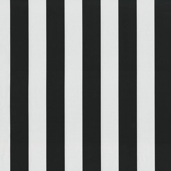 Pillow Perfect Stripe Indoor/Outdoor Chair Seat Cushion with Ties, Tufted, Weather, and Fade Resistant, 18.5" x 19", 2 Count