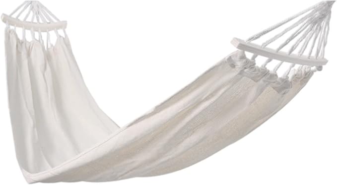 Hammock Swing, Travel Hammock, Portable Hammock, Comfortable Folding Mesh Net, Camping Accessories Single Hammock for Outdoor Indoor,White,190x80cm