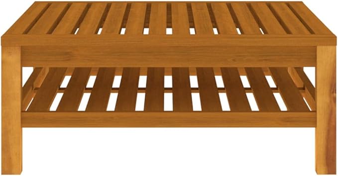 Patio Lounge Set with Cream Cushion,Patio Furniture Sets,Patio Conversation Sets,Outdoor Furniture Sets,for Garden,Backyard,Outdoor,6 Piece Solid Acacia Wood