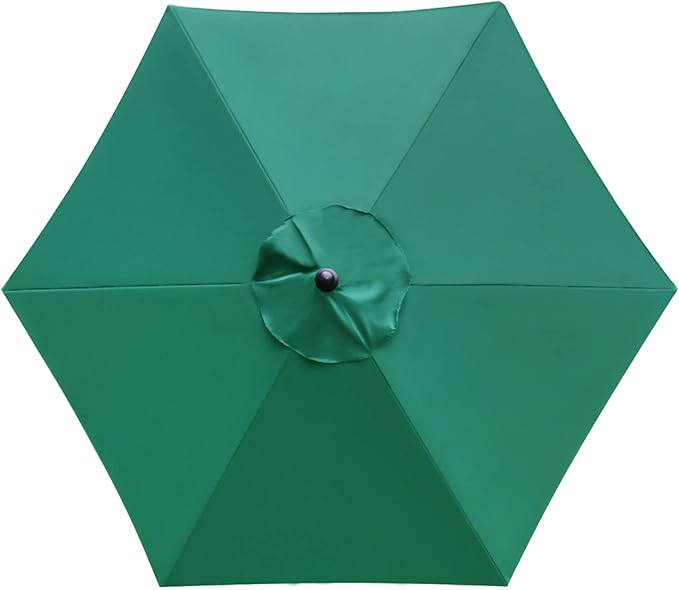 Sunnyglade 7.5ft Patio Umbrella Replacement Canopy Market Umbrella Top Outdoor Umbrella Canopy with 6 Ribs