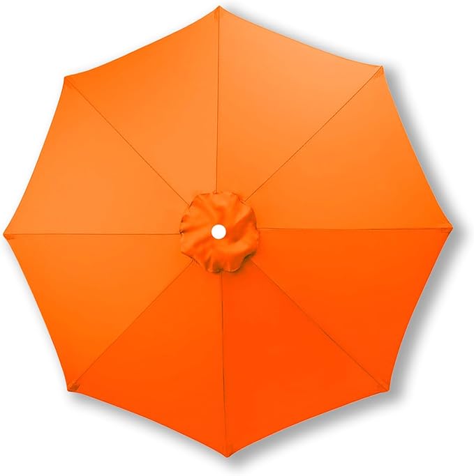 10ft/9ft/7.5ft Patio Umbrella Replacement Canopy for 6/8 Ribs, Outdoor Market Patio Table Umbrella Top Canopy Cover for Backyard Garden Courtyard Swimming Pool