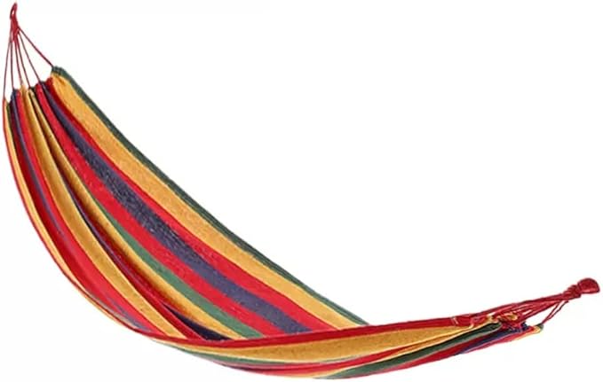 Outdoor Hammock Anti-Rollover Travel Camping Portable Hammock Hanging Chair Outdoor Portable Camping Travel Equipment (Color : Red, Size : 190 * 80cm)