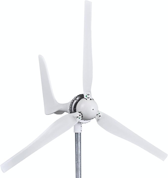 Automaxx Windmill 1500W 48V 60A Wind Turbine Generator kit. Includes MPPT Controller with App Control, Automatic and Manual Braking Features, and Spare Blades Set. Simple DIY Installation