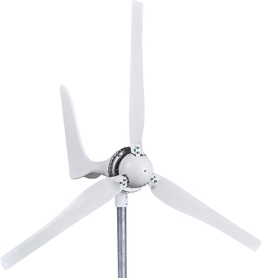 Automaxx Windmill 1500W 48V 60A Wind Turbine Generator kit. Includes MPPT Controller with App Control, Automatic and Manual Braking Features, and Spare Blades Set. Simple DIY Installation