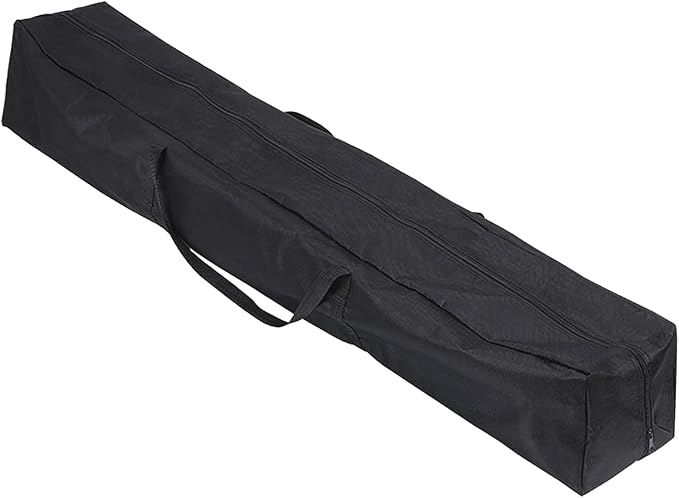 Klmnop 800D Heavy Duty Hammock Storage Bag, 63''L x 10''W x 10''H Portable Steel Hammock Stand Waterproof Carrying Bag with Handle for Storage Traveling(Black)