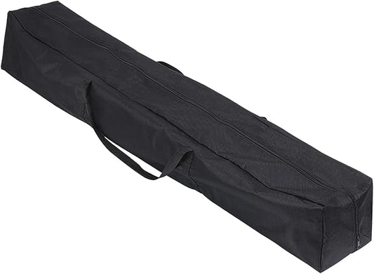 Klmnop 800D Heavy Duty Hammock Storage Bag, 63''L x 10''W x 10''H Portable Steel Hammock Stand Waterproof Carrying Bag with Handle for Storage Traveling(Black)