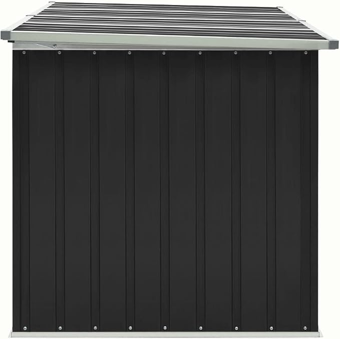 outside storage box waterproof,deck boxes,Patio Storage Box Anthracite 67.3"x39"x36.6"Designed for Courtyard Travel