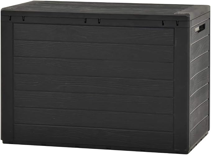 Patio Storage Box,Outdoor Toy Box,Outdoor Cushion Storage,Pool Storage,Outdoor Towel Storage,for Patio Furniture, Pillows, Pool Supplies, Garden Tools, Anthracite 38.7"x17.3"x21.7"