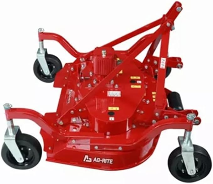 48" Finishing Mower | 3-Point Cat 1 Hitch | 3-Blade Rear Discharge for 16-50 HP Tractors | Grooming Attachment for Lawns and Pastures | 540 RPM PTO (PTO Shaft Not Included)