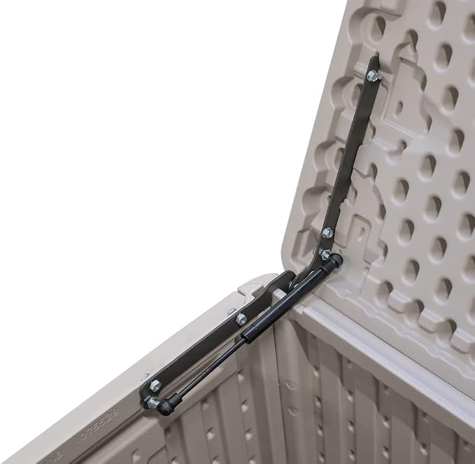 LIFETIME 60040 Deck Box, 130 Gallon, Desert Sand
