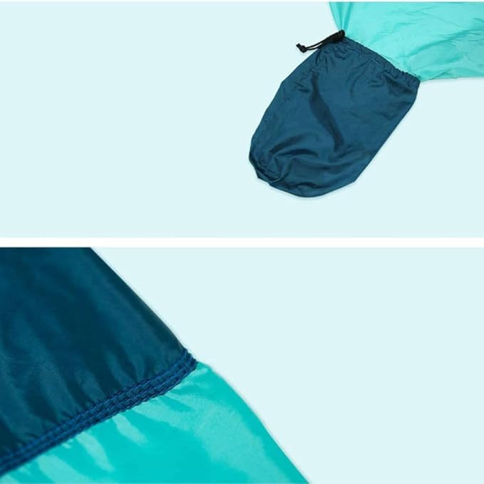 Camping Hammock Bed Parachute Lightweight Nylon Portable Hammock, Travel Courtyard Backpack Beach Double Camping Hammock Backpack Hammock Swing (Size : Blue)