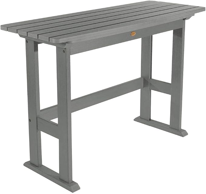 highwood Lehigh Counter Height Balcony Table, Coastal Teak