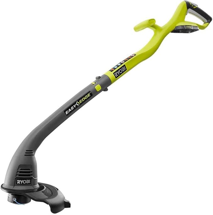 One+ 18-Volt Lithium-ion Shaft Cordless Electric String Trimmer and Edger without Battery and Charger-DISCONTINUED (Renewed)