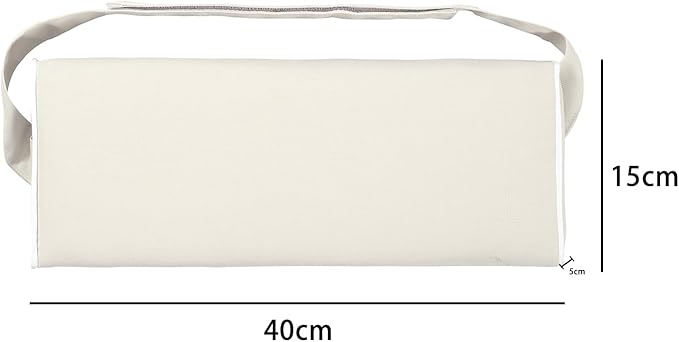 Enipate Outdoor Chaise Lounge Head Pillow, Pack of 2 Water Resistant Headrest Pillows with Elastic Band for Pool Patio Chairs