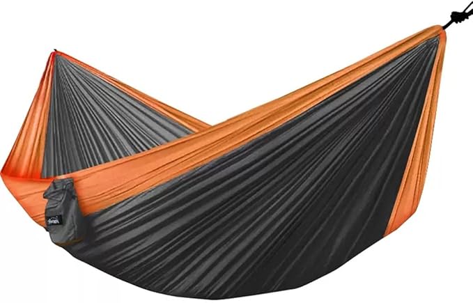 Outdoor Hammock Anti-Rollover Travel Camping Portable Hammock Hanging Chair Outdoor Portable Camping Travel Equipment (Color : Black-b, Size : 300 * 200cm)