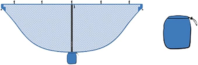 NOBRIM Camping Hammocks Mosquito Net Net Lightweight Portable 2 Person Hammock Fast and Easy Set Up for Outdoor Furniture