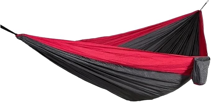 300x200cm Portable Camping Tourist Parachute Cloth Hammocks Outdoor Garden Travel Sleeping Hanging Hammock Swing Nature Hike(Style 6)