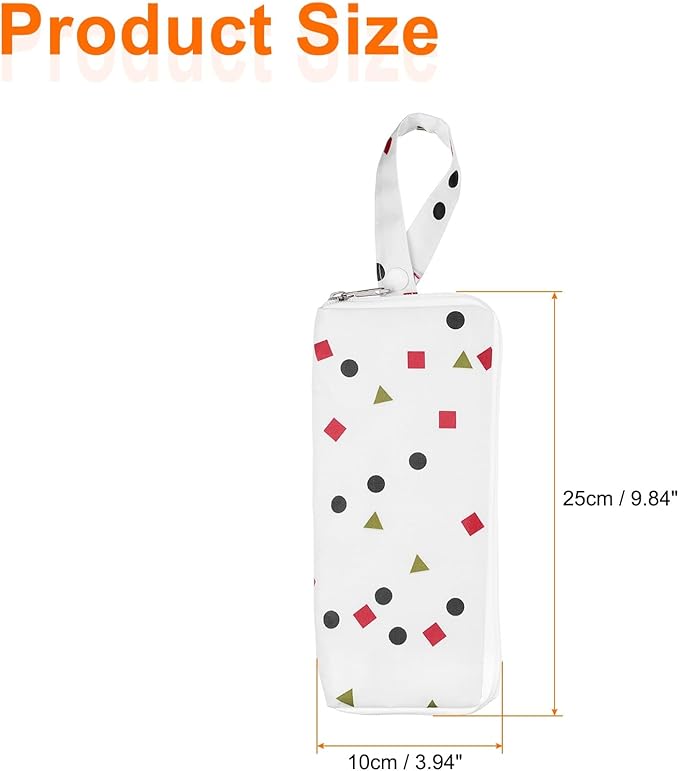 HARFINGTON 2pcs Wet Umbrellas Bag 3.9" x 9.8" Superfine Fiber Strong Water Absorption Umbrella Case Cover Portable Waterproof Case for Storage Travel Home Outdoor, White
