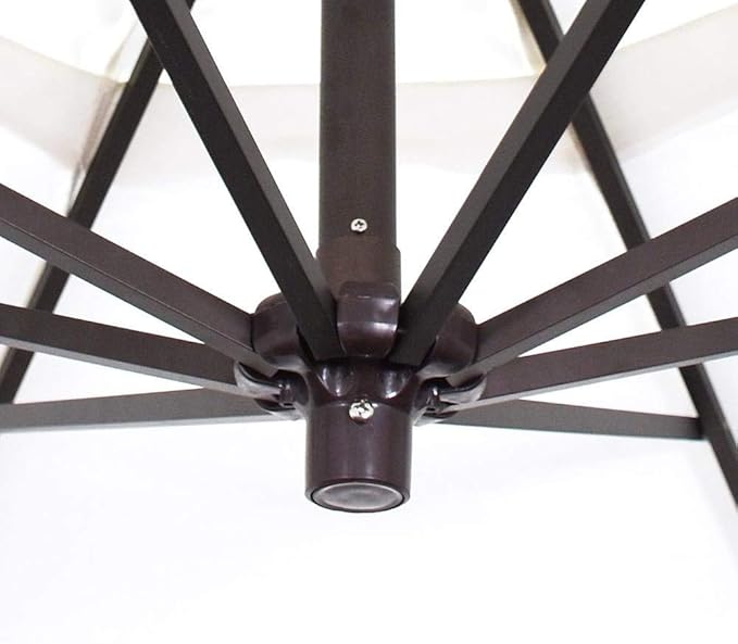 California Umbrella 9-Foot Offset Cantilever Patio Umbrella Infinite Tilt