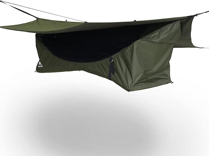 Haven Tents Lay Flat Hammock Tent - Waterproof Camping Hammock with Mosquito Net, Insulated Pad and Rainfly - Haven Tent, Haven XL, Haven Safari