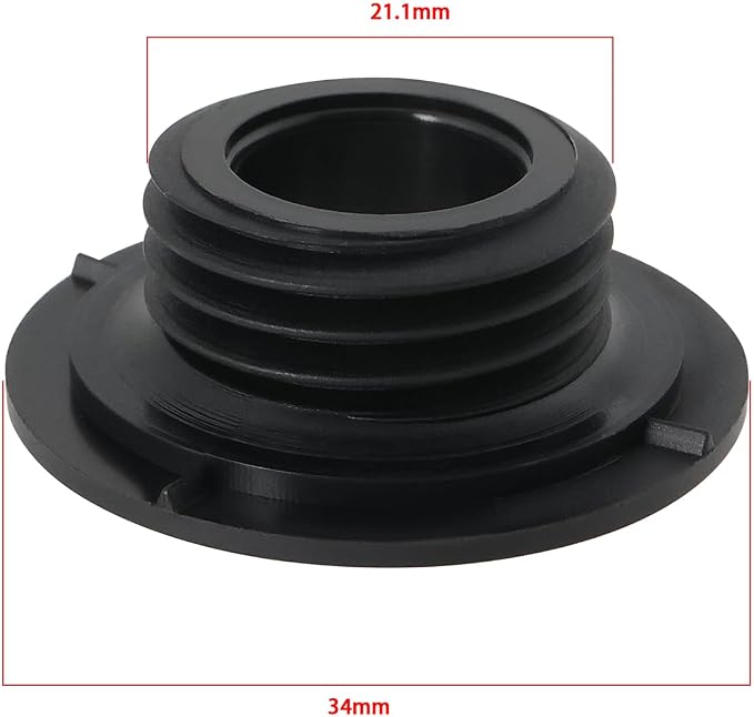 ECSiNG 2Pcs Chainsaw Worm Gear Oiler Pinion 598718301 Replacement Part 537252601 Compatible with Husqvarna 455 Rancher 460 Rancher