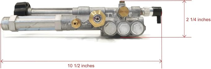 AR ANNOVI REVERBERI, AR42940 Replacement Pressure Washer Head, for AR Pump SRMW Complete, Aluminum