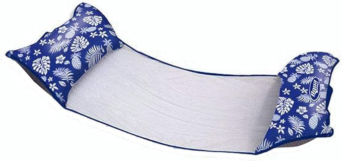 Aquapro APL18904S2 XL Supreme 4-in-1 Monterey Hammock - Hibiscus Pineapple/Royal Blue