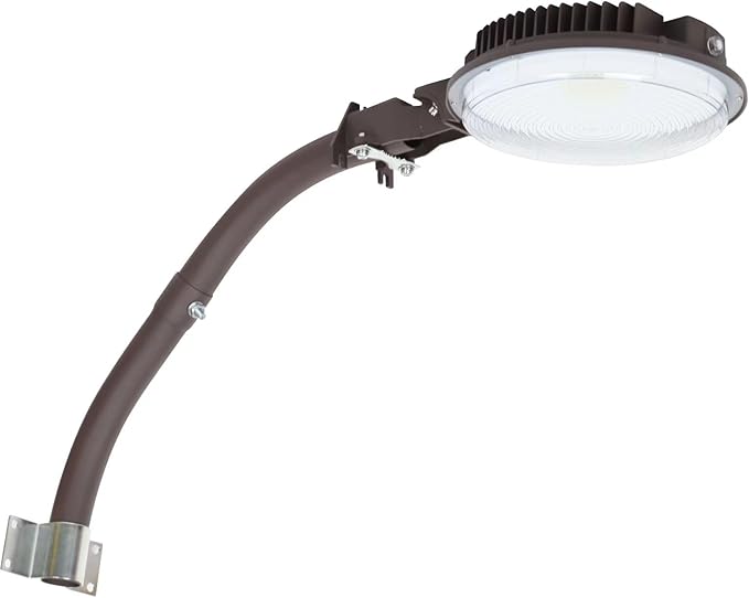 70W LED Barn Light,Dusk to Dawn Outdoor Lighting with Photocell and Mount arm, 5000K Daylight 10500LM,IP65 Waterproof Adjustable Angle Outdoor Flood Light for Yard Garage Securtity Area