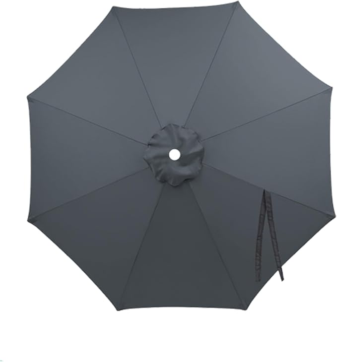 10FT 9FT 8FT Patio Umbrella Replacement Canopy, For 6/8 Ribs Market and Table Umbrella Top, UV Protection,Canopy Only