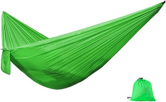 Swing Set Nylon Hammock with Tear Resistant, Portable Single Hammock, Durable, Breathable, Long Lasting, for Outdoors Swing Seat (Color : Fruit Green)
