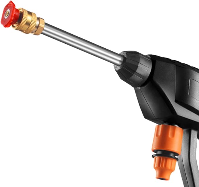 The Cordless Spray Washer, Portable Battery Power Washer for Removing Stubborn Stains with Foam Bottle & Adjustable Nozzle, Power Cleaner for Patio & Car
