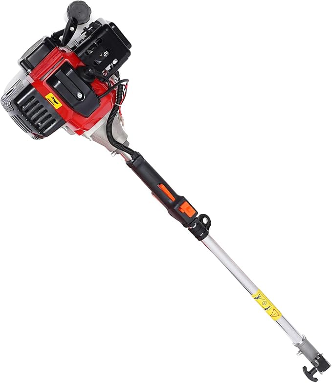 52CC Gas Weed Wacker,3 in 1 Cordless Grass Trimmer Gasoline Lawn Mower Engine, Gas Powered Weed Eater String Trimmer with 6500-8500r/Min