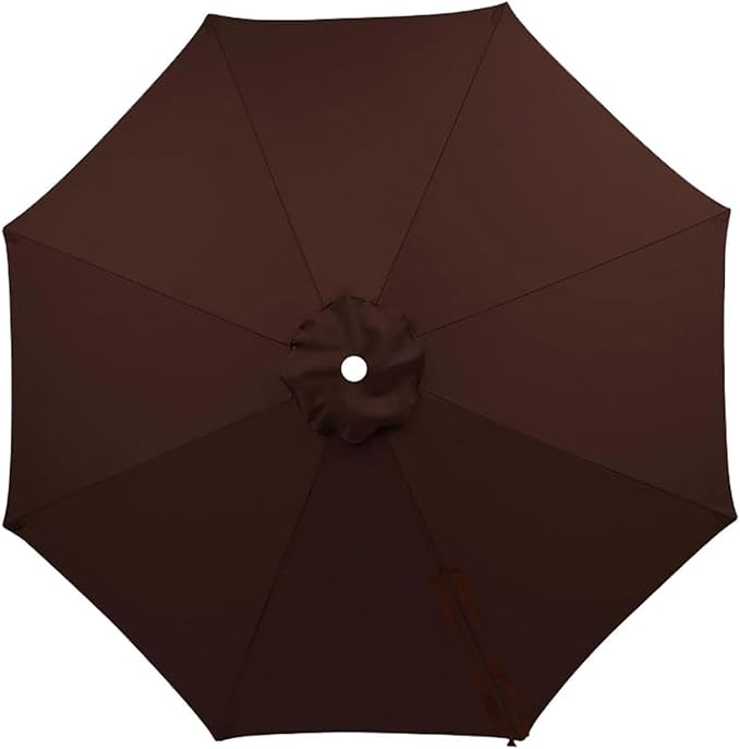 Patio Umbrella Replacement Canopy for 6/8 Ribs, Waterproof Outdoor Market Table Parasol Cover, 6.6ft 9 ft 10ft 13ft Umbrella Replacement Top Cover, Canopy Only