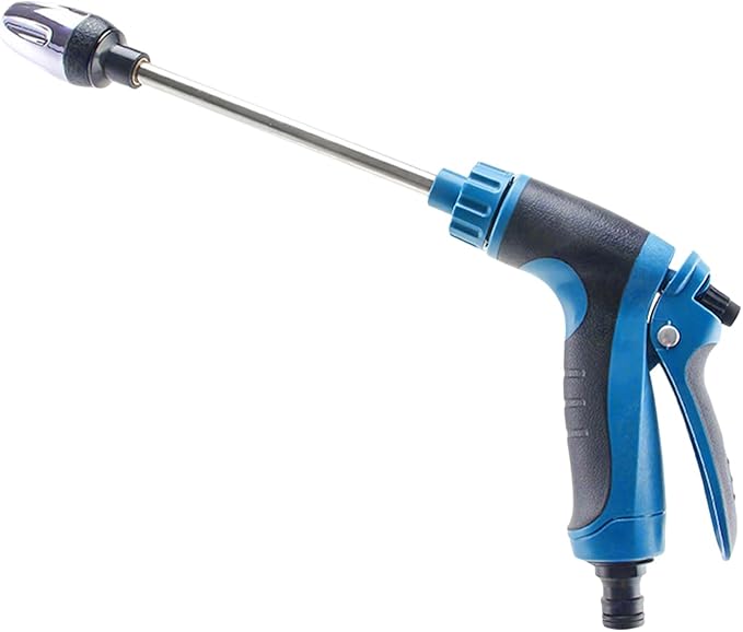 Aquoxis Pressure Washer, 15X More Powerful Extreme Water Pressure Tool with Steel Power, Qinux Aquoxis Sprayer for Waterpipe, High Pressures Water Jet with Foam Pot, Generic Aquaxis Aqui Blue A