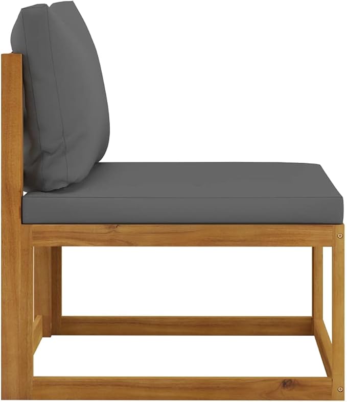 Patio Lounge Set with Cushions,Outdoor Tables and Chairs,Outdoor Furniture Sets,Patio Conversation Sets,for Garden,Deck,Backyard,5 Piece Solid Acacia Wood