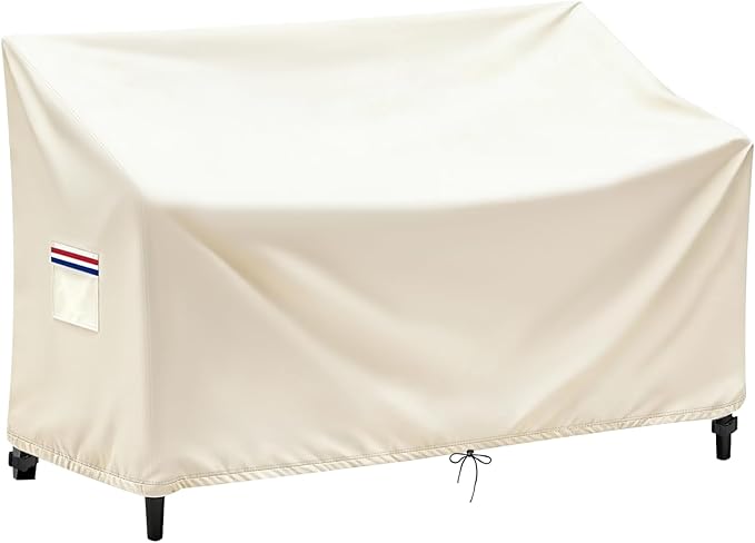 Outdoor Loveseat Cover, Waterproof Outdoor Loveseat/Glider/Sofa/Furniture Cover-58"L x 33"W x 32"H