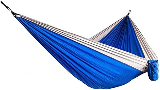 Soft Backpacking Hammock, with Straps and Carabiners Camping Breathble Hammock, Portable Lightweight Nylon Hammock, for Camping Garden Beach (Color : E, Size : 260x140cm)