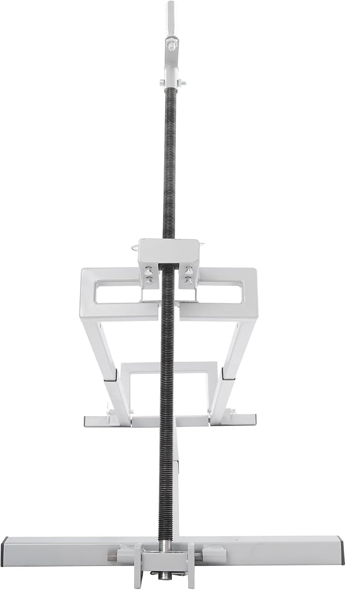 Lawn Mower Lift, 29 Inch Lawn Mower Lift Tool Adjustable Movable Lawn Mower Lift Solid Carbon Steel Lawnmower Lifting Machine for Riding Lawn Mower, Zero Turn Lawn Mowers (Regular Gray)