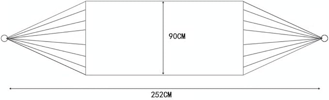 Camping Hammock, Hammock Multi-Function Portable Anti-wear Tent Camping Trip Riding Equipment Nylon