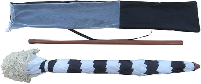 Hula Thatched Tiki Umbrella Tropical Palapa Raffia Tiki Hut Hawaiian Patio Umbrella with Fringe Boho Parasol 6' 8' & 9' Options