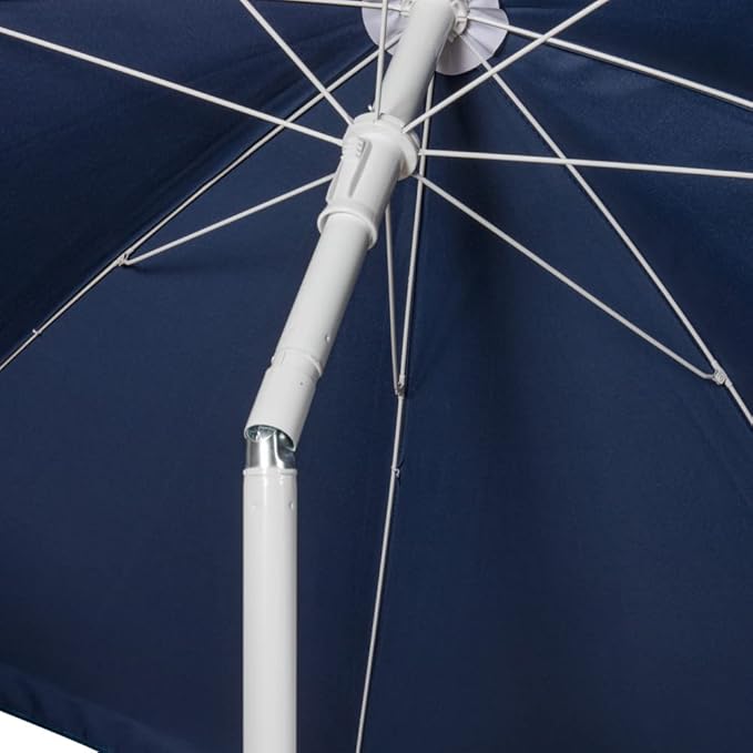 PICNIC TIME NCAA Michigan Wolverines Outdoor Canopy Sunshade Beach Umbrella 5.5' - Small Patio Umbrella - Beach Chair Umbrella
