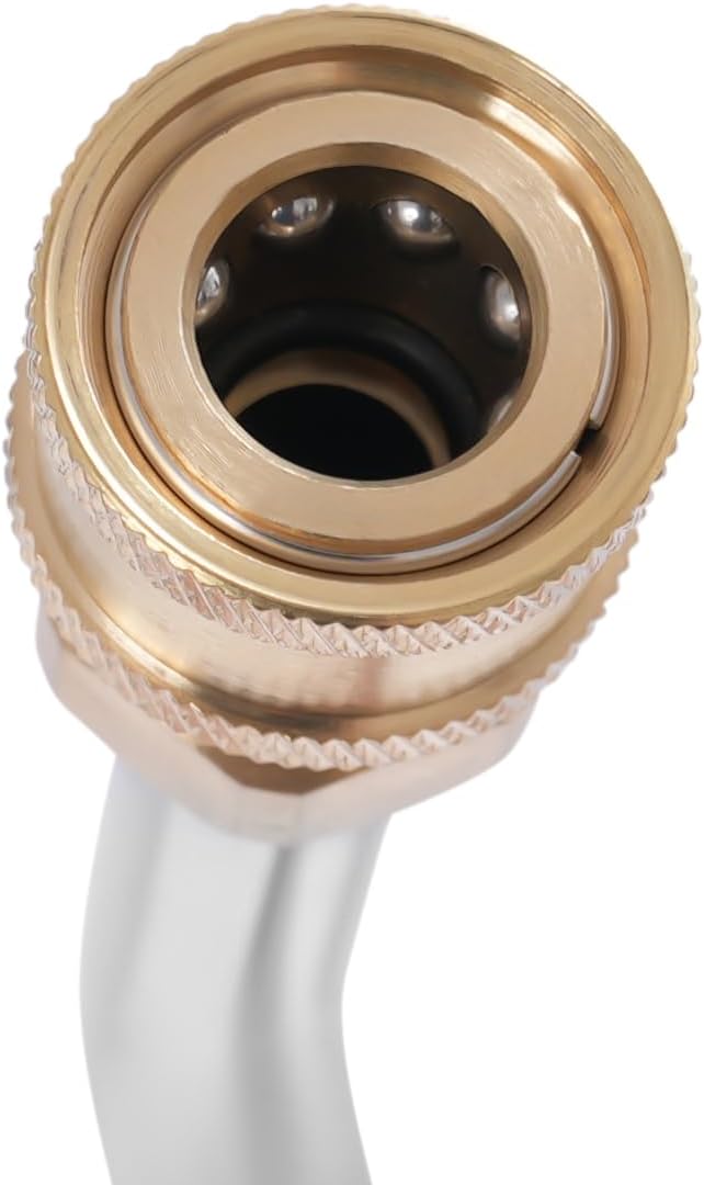 22in Ressure Washer Water Broom, 2 in 1 Pressure Washer Attachment W/ 7 Nozzles, Under Car Pressure Washer Attachment, Universal 1/4 Connector, 4000 Psi for Removing Mud & Sediment Deposits. (Green)