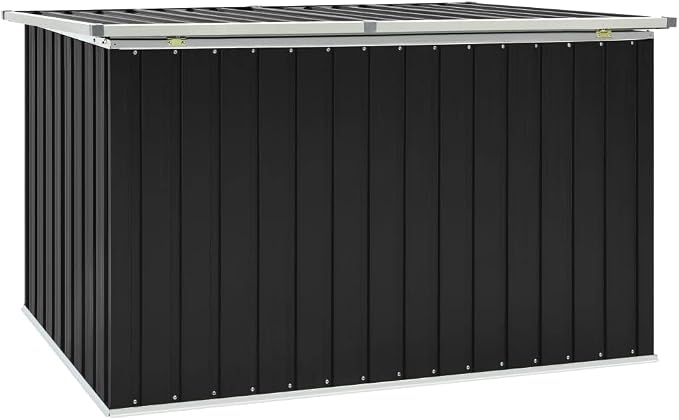 Patio Storage Box,deck box,outdoor storage box,toolbox,patio furniture,Easy to open and close with hinged lid, Anthracite 67.3"x39"x36.6"