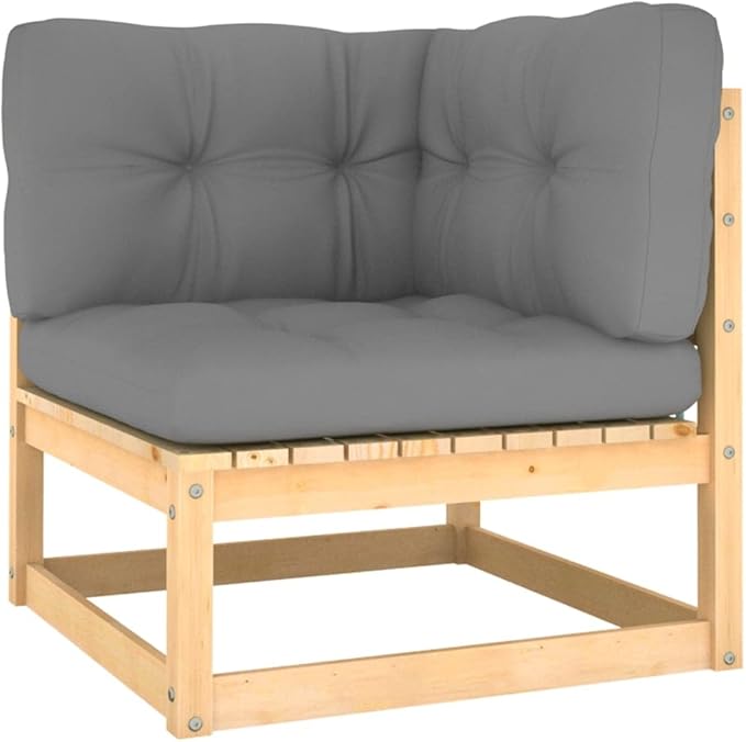 4 Piece Garden Lounge Set,Patio Furniture Sets,All-Weather Outdoor Couch Sectional Patio Set,Modular Sofa Set,Patio Conversation Set Garden Patio Sofa Set,with Cushions Solid Pinewood