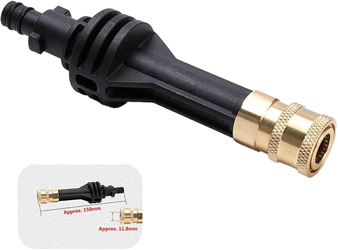 5.9 inch Short Lance Extension Rod Adapter for Worx WG629E WG630 WU629 WG644 Hydroshot Pressure Washer Accessories