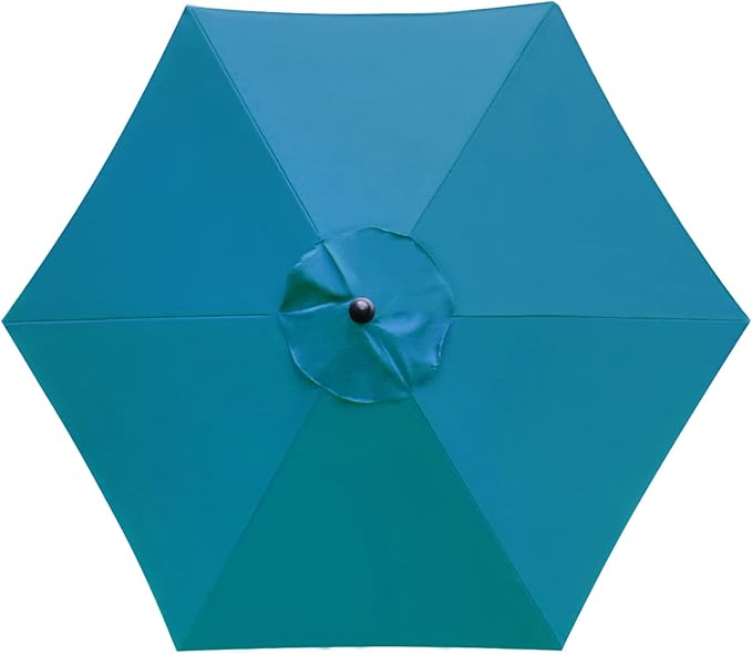 Sunnyglade 7.5ft Patio Umbrella Replacement Canopy Market Umbrella Top Outdoor Umbrella Canopy with 6 Ribs