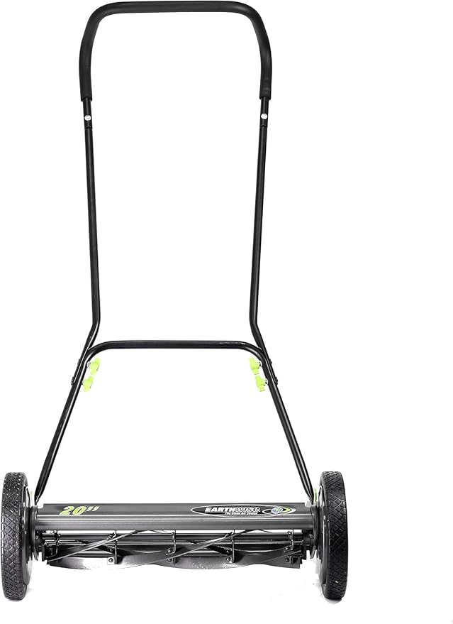 Earthwise 1816-18EW 18-Inch 5-Blade Push Reel Lawn Mower, Grey