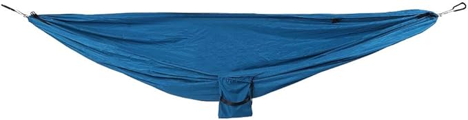 Portable Hammock Swing for Camping Courtyard Corridor Dual Use Hanging Chair Bed, Sturdy and Breathable, to Carry and Store (Peacock Blue)