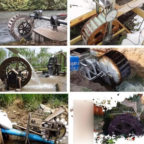100W Hydro Turbine Generator – Low-Speed Waterwheel for Outdoor Hydroelectric Power Plant, Disc-Type Electricity Generation, Renewable Energy Solution, Eco-Friendly Water & Wind Power